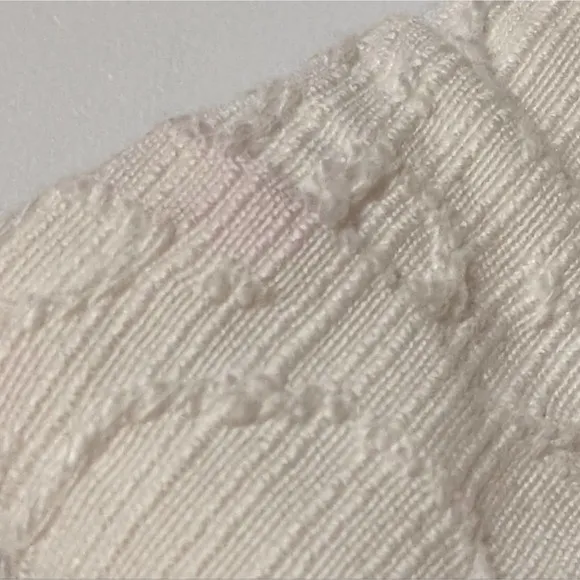 Vineyard Vines Caning Jacquard Strapless Dress in white size 4