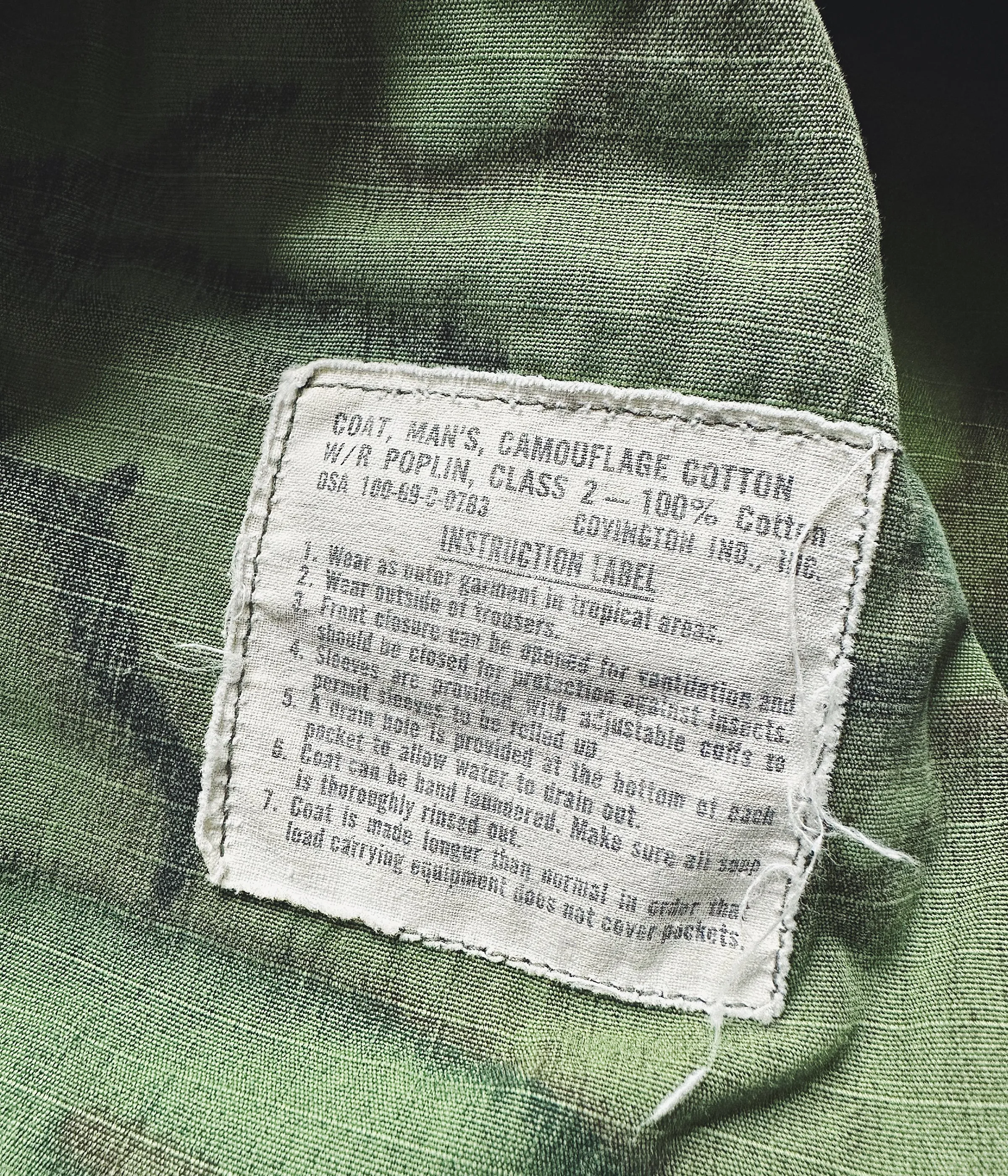 Vintage Camo Ripstop Jungle Jacket