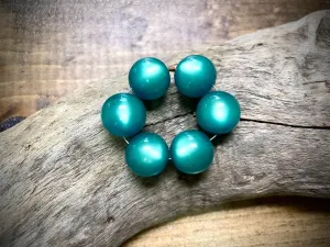 Vintage Moon-Glow Lucite Bead Strand