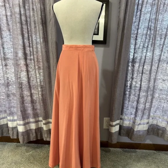 Vintage NWT Barrie Pace Silk Maxi Skirt