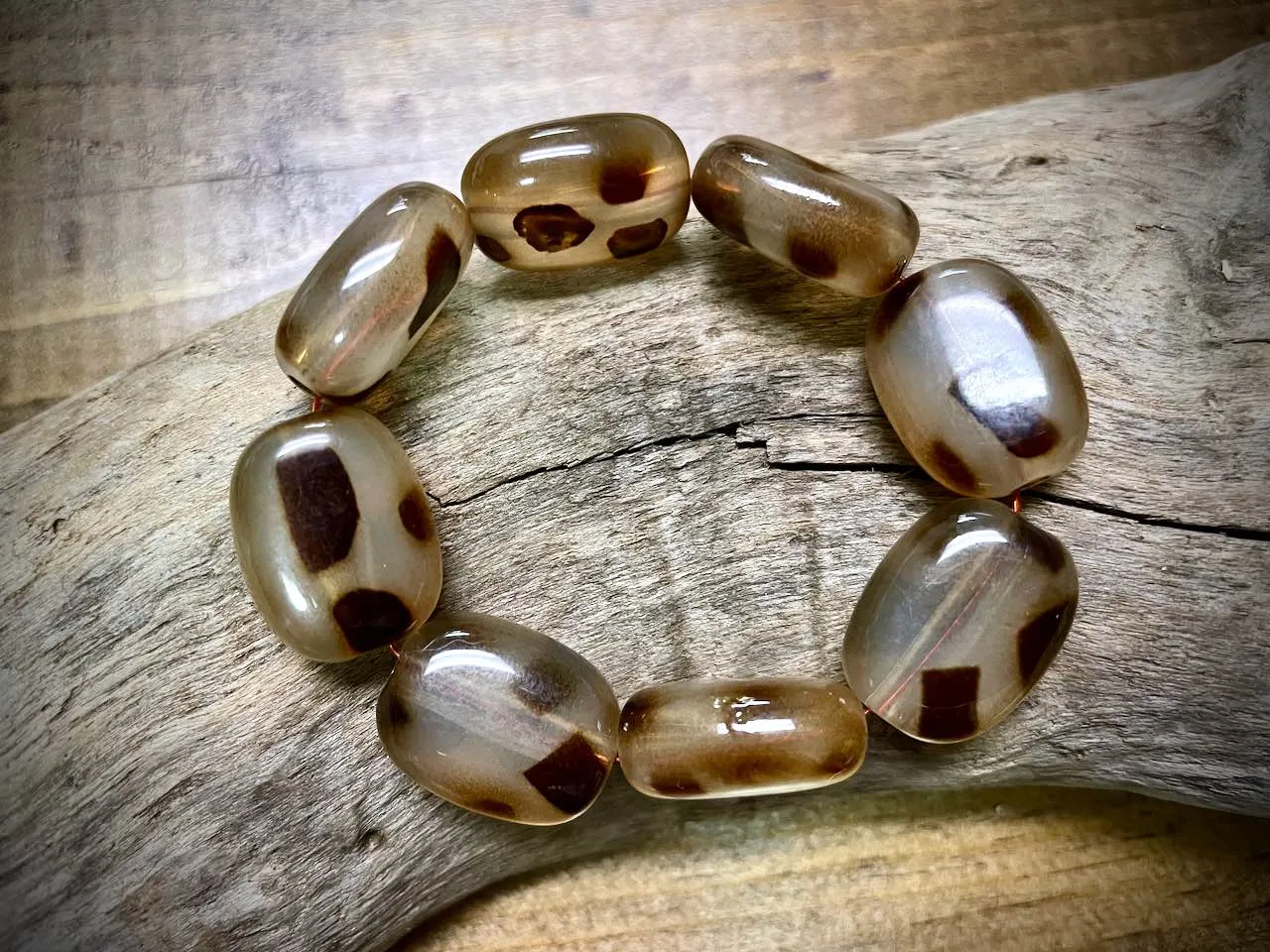 Vintage Plastic Bead Strand