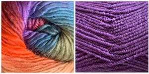 VIOLET   ZINNIA - Embossed Phoenix Vortex Shawl KIT
