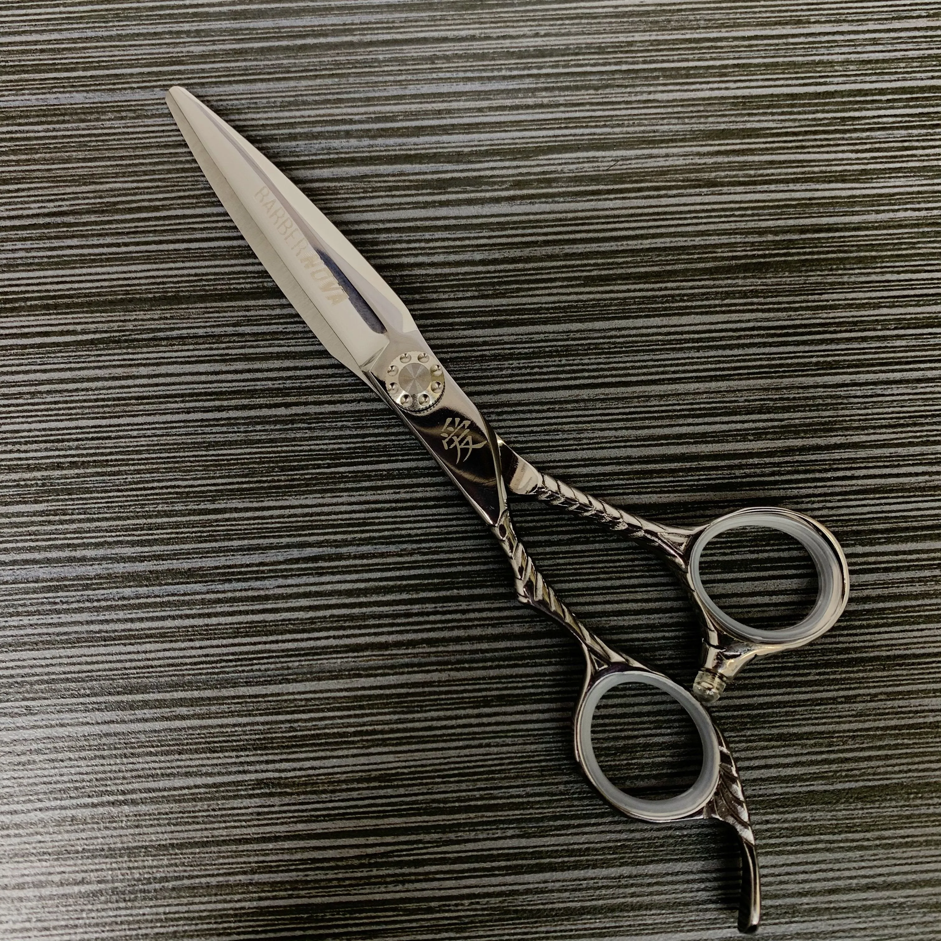 Viserion Nova Silver LEFT HANDED Styling Shear 6 Inch