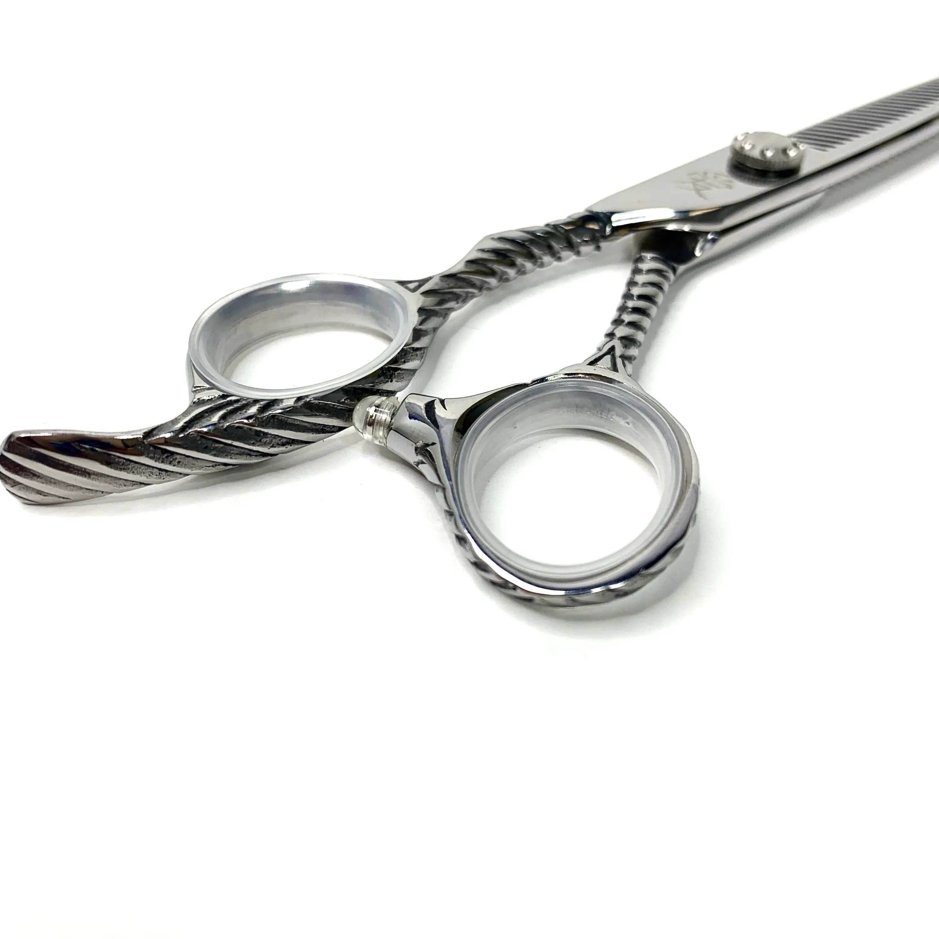 Viserion Nova Silver LEFT HANDED Styling Shear 6 Inch