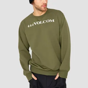 Volcom Core Hydro Snow Crew Sweat Military