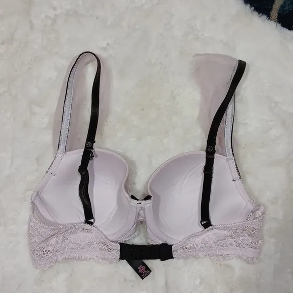 VS dream angels lined demi crystal embellished bra 34C