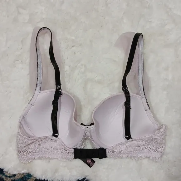 VS dream angels lined demi crystal embellished bra 34C