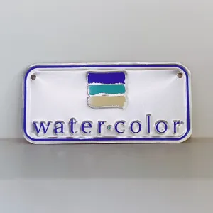 WaterColor Bicycle Plate