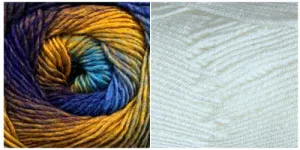 WHITE   PEACOCK - Embossed Natura Hat KIT