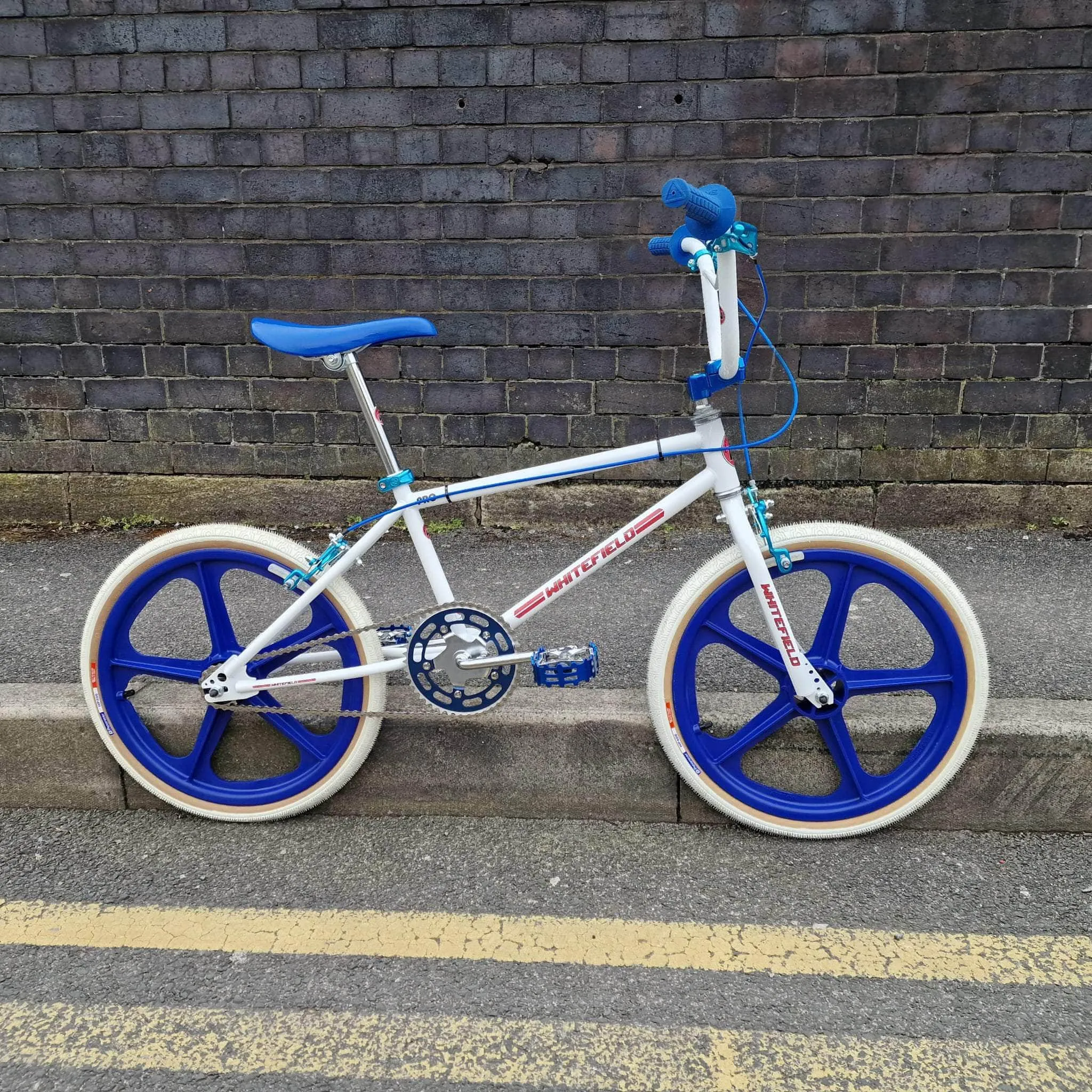 Whitefield Pro Tuff Bike White / Blue