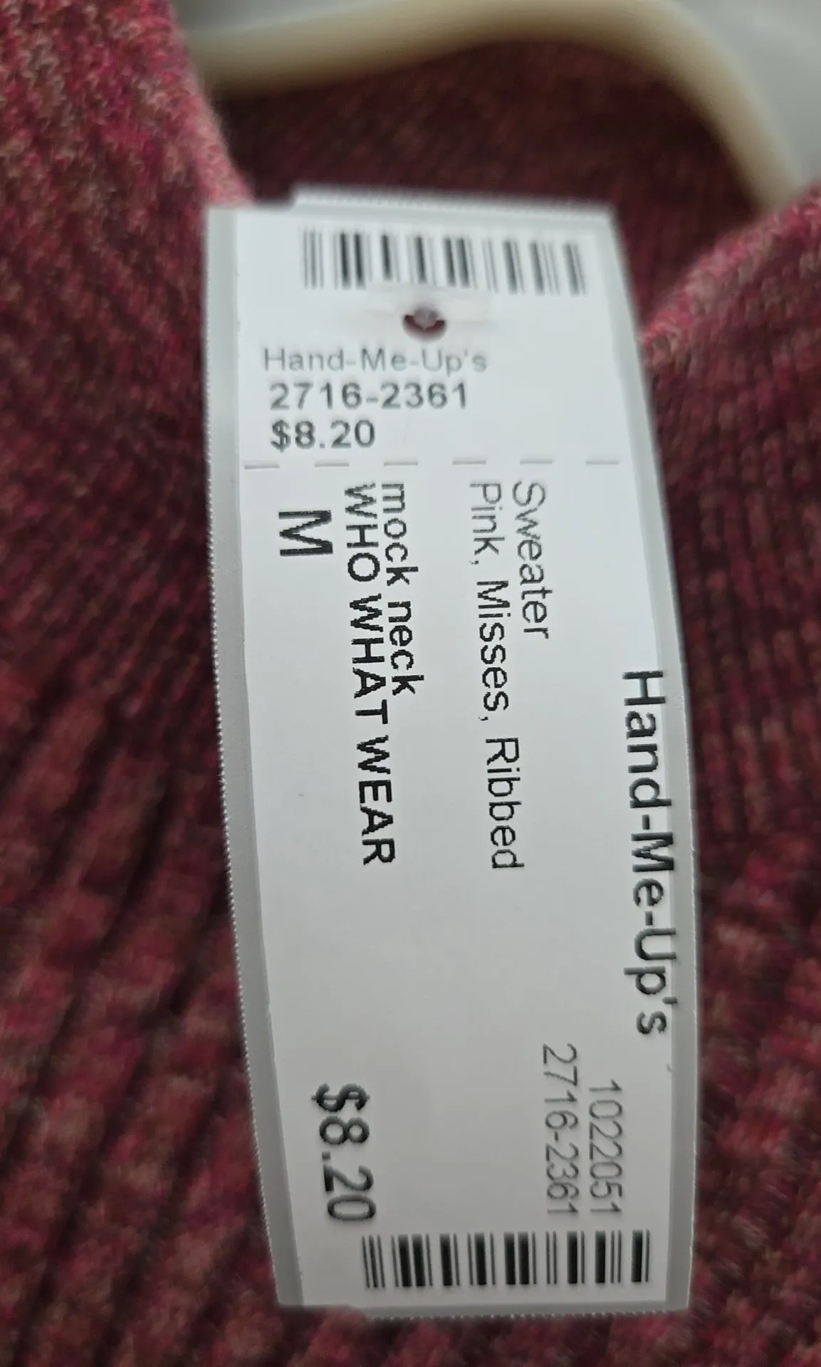 WHO WHAT WEAR Size M Sweater