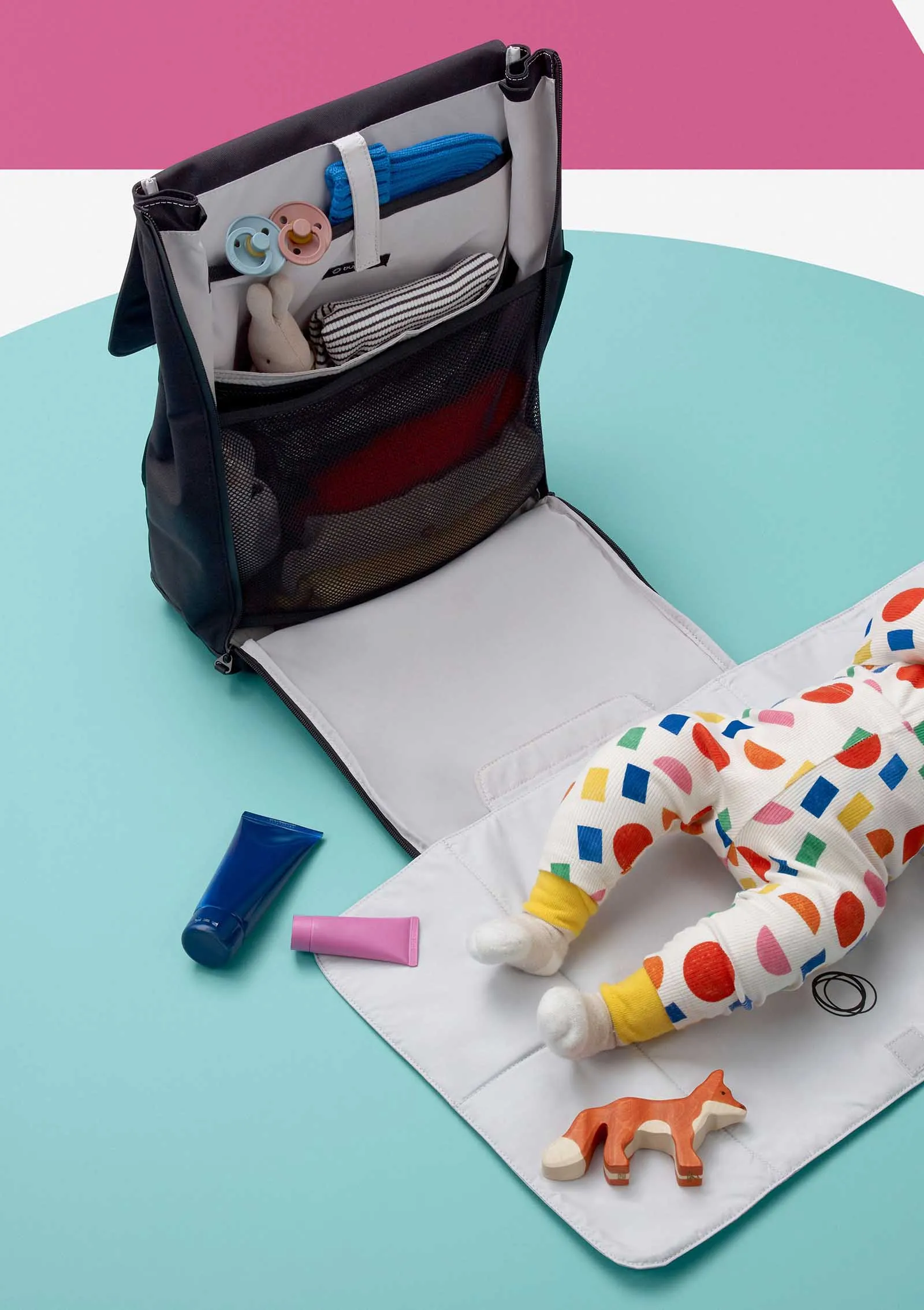 Wickelrucksack Mitternachtsschwarz