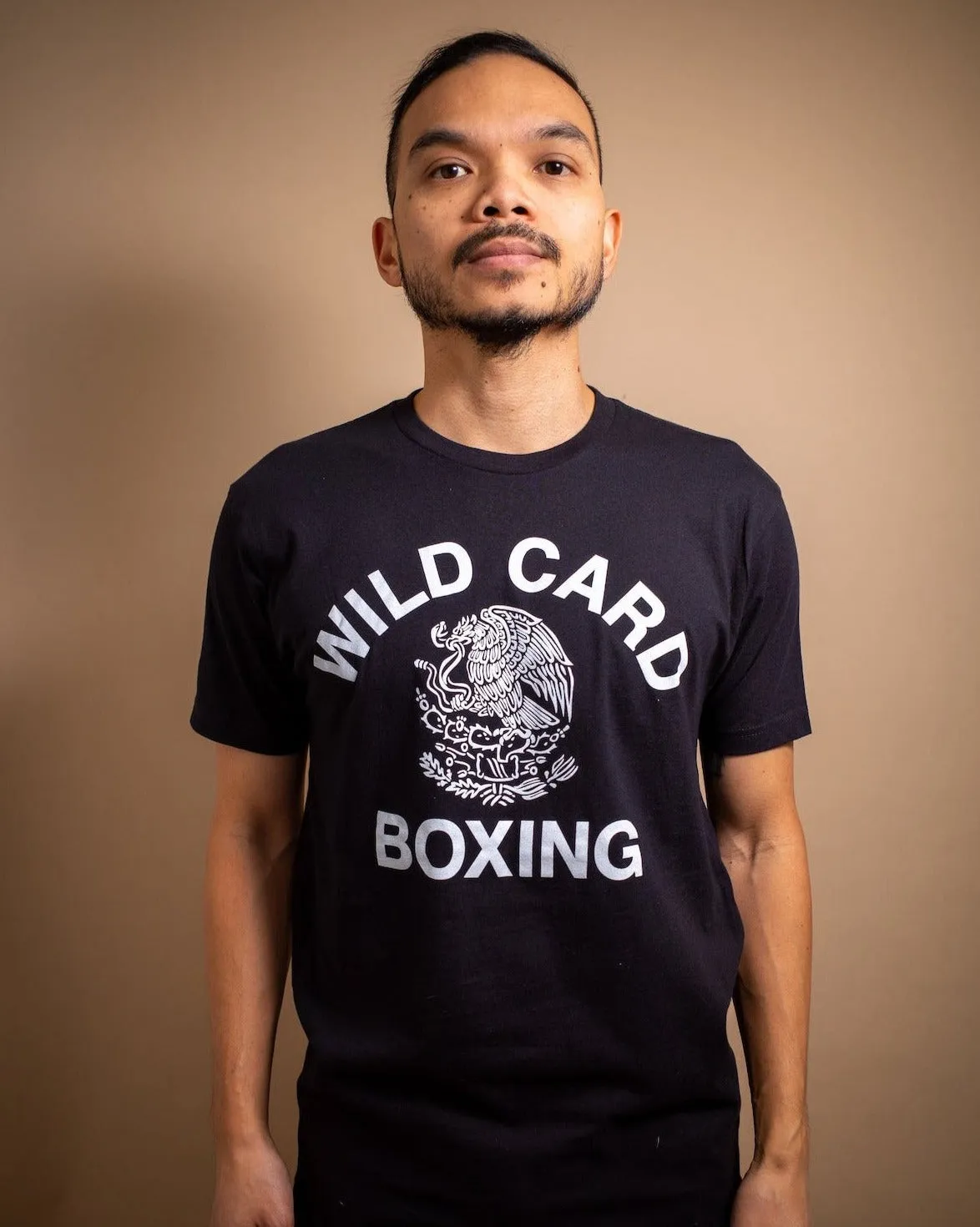 Wild Card Boxing Mexico Logo Shirt - Black/White
