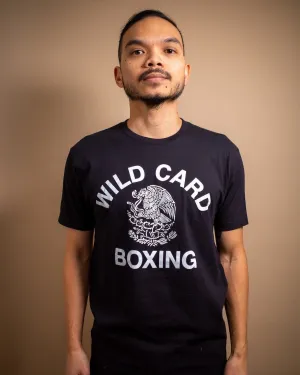 Wild Card Boxing Mexico Logo Shirt - Black/White
