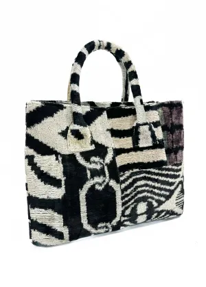 Wolf & Willa Everyday Bag - Black Patchwork