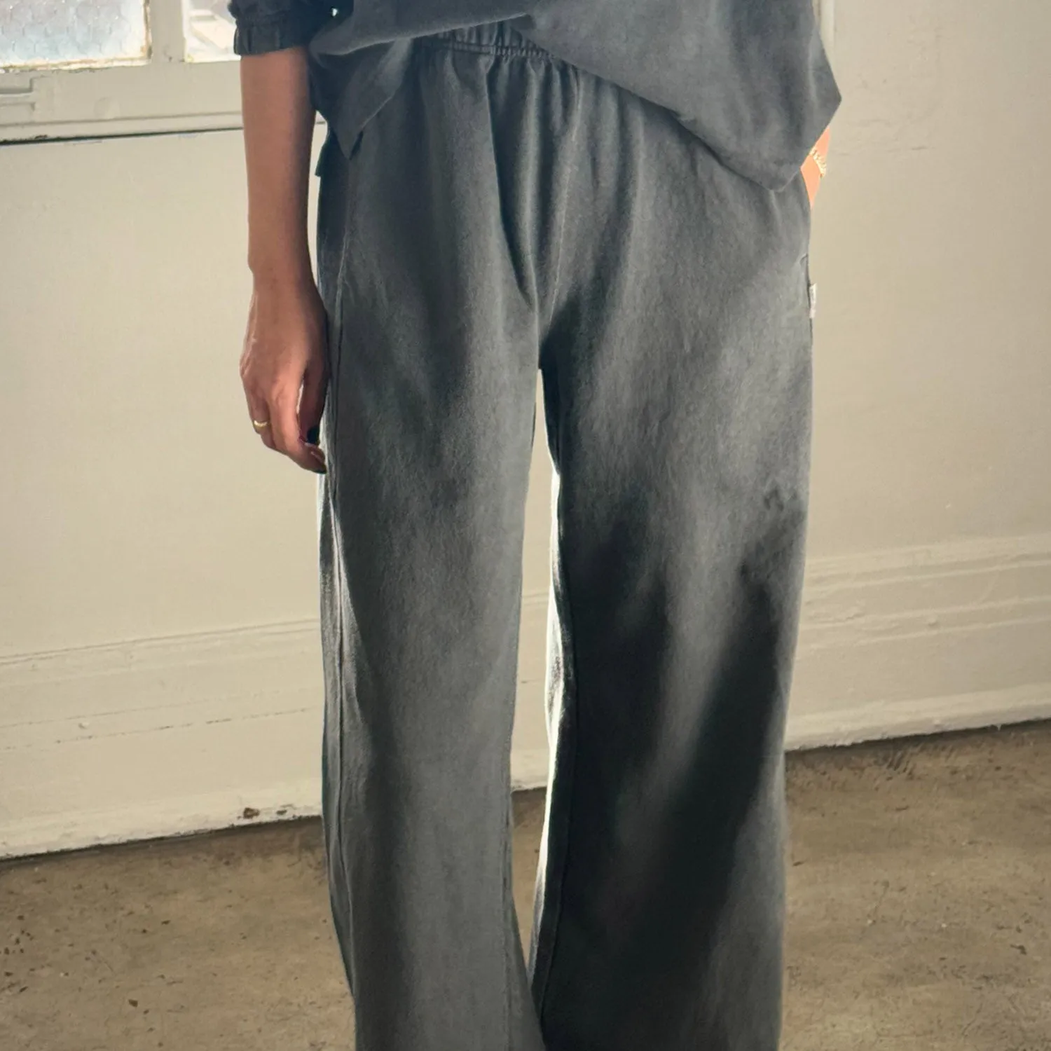 Women's Cotton Breezy Pants - Coal