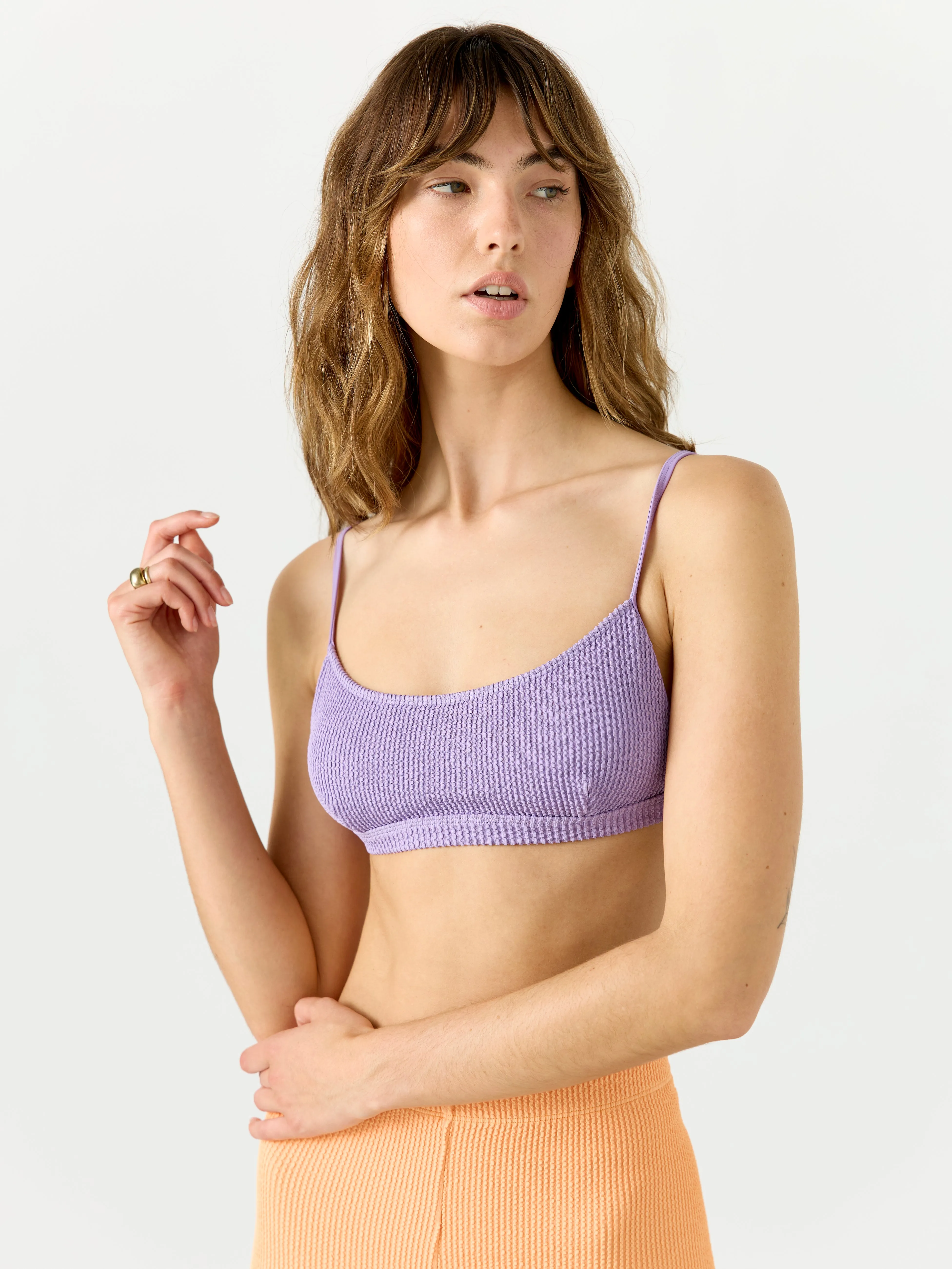 Womens Ocean Bralette | Plum