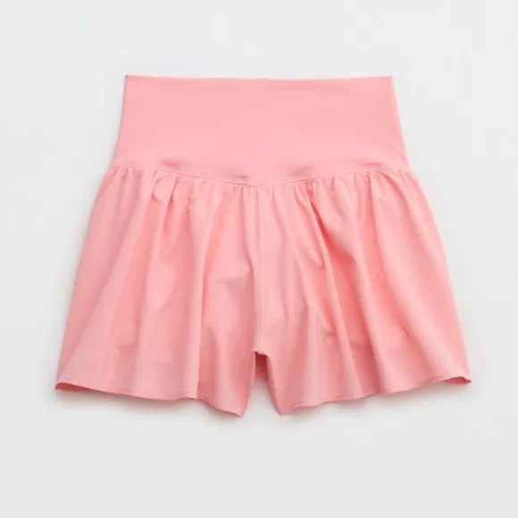 XS,S: Aerie Crossover Flowy Stretch Shorts: