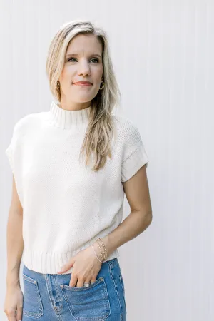 XZ Warm Clouds short sleeve sweater