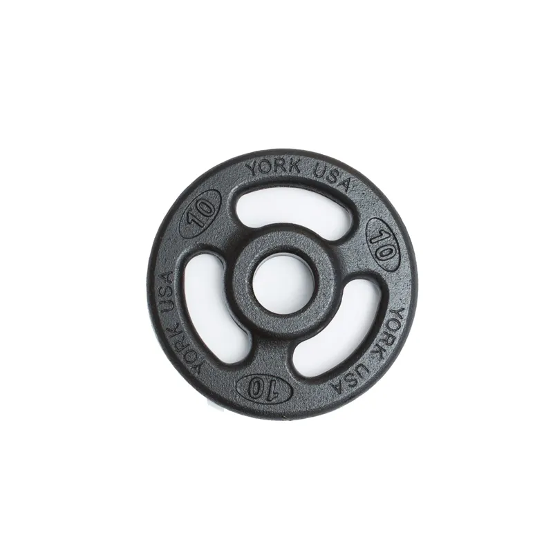York Barbell | Olympic Plates - ISO-Grip Composite Steel