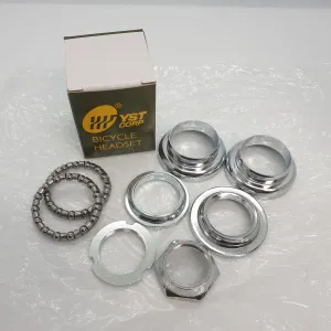 YST 1 Inch Threaded BMX Headset Silver