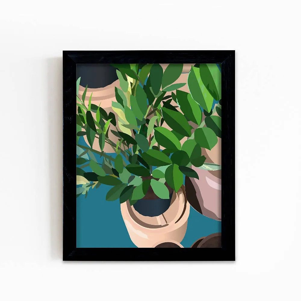 ZZ Plant Print