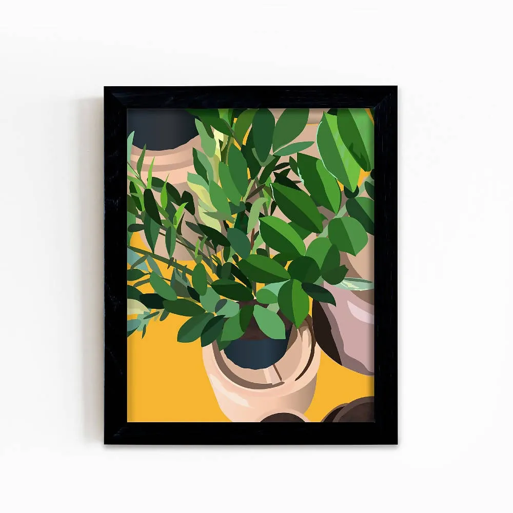 ZZ Plant Print